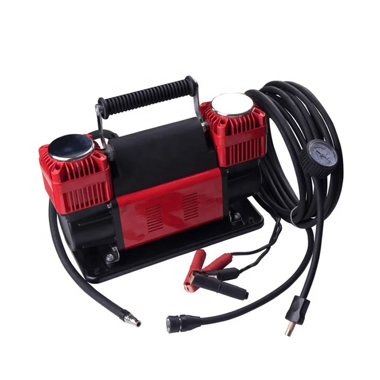 

Heavy Duty Double Cylinder 300LPM 4x4 Tire Inflator Pump 12v Car Air Compressor