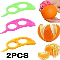 2pc orange peeler lemon zester fruit stripper easy opener citrus knife kitchen tools gadgets kitchen accessories vegetable tools