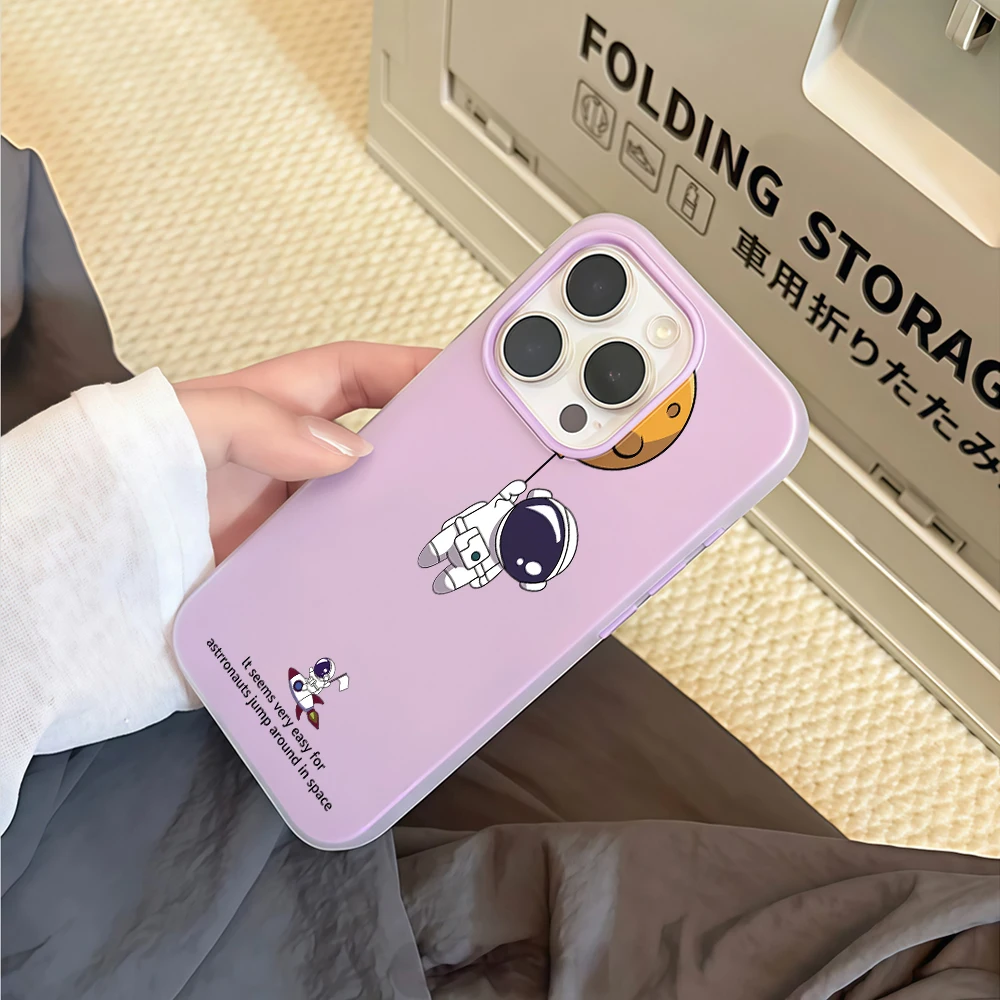 Фото Чехол для телефона Chibi Astronaut Floating Doodle Jelly Shell для Xiaomi 14T 17 Pro Max, для XM 15T Pro, Mi 11 Lite 5G, противоударный чехол №2