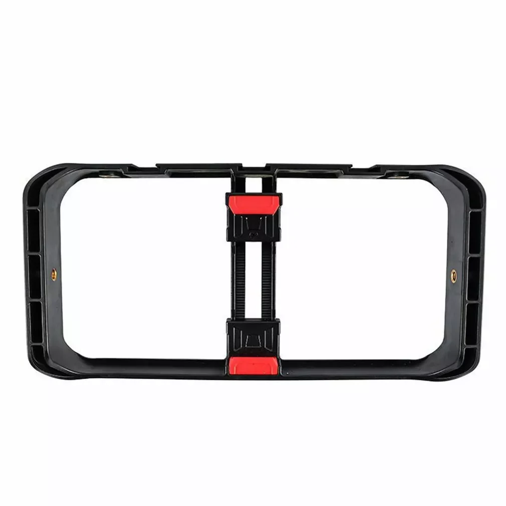 

2022New Smartphone Video Rig w 3 Shoe Mounts Filmmaking Case Handheld Phone Video Stabilizer Grip Tripod Mount Stand