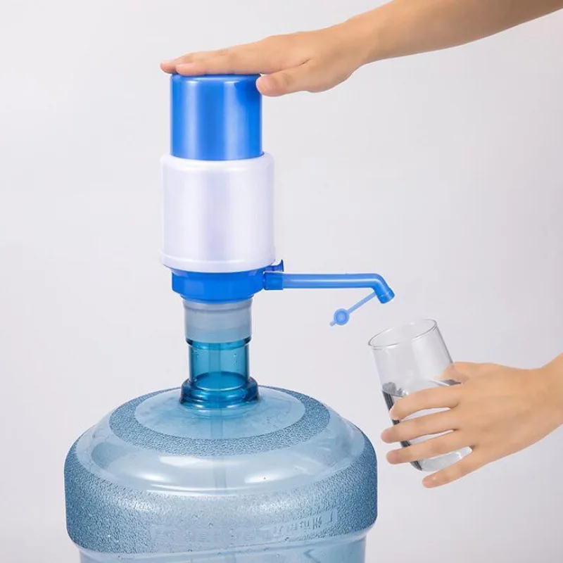 

Clean and Sanitary Portable Bottled Drinking Water Hand Press Removable Tube Innovative Vacuum Action Manual Pump Dispenser