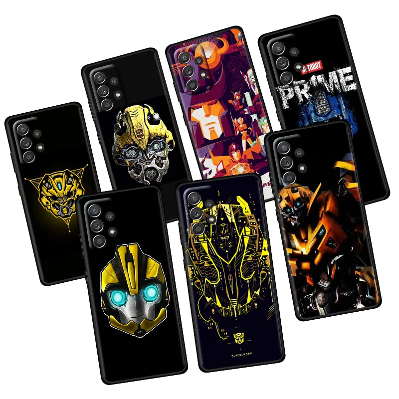 

Cover Case for Samsung Galaxy A31 A41 A51 A71 A91 A22 A32 A33 4G 5G Capa Full Soft Funda Bag Accessorie Bumblebee Transformer