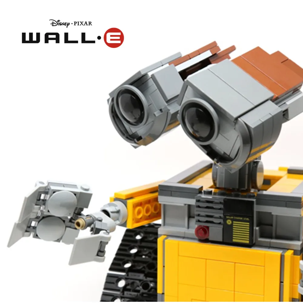 

Disney WALL E Pixar Movie Series Robot Figures Technical 687PCS Building Block Brick Toy Gift Kid Birthday