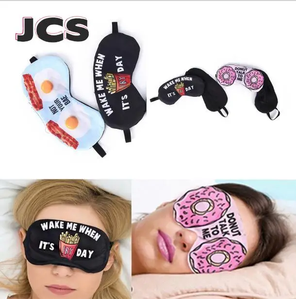 

Cartoon Sleeping Mask Eyepatch Eyeshade Eye Cover Lovely Printing Nap Eye Care Shade Travel Relax Sleep Aid for Man Women
