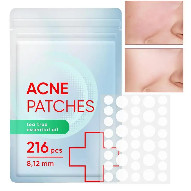 

Pimple Patches Waterproof Acne Pimple Remover Stickers Invisible Tea Tree Oil Blemish Patch For Pimple Blemishes Zits Face Care