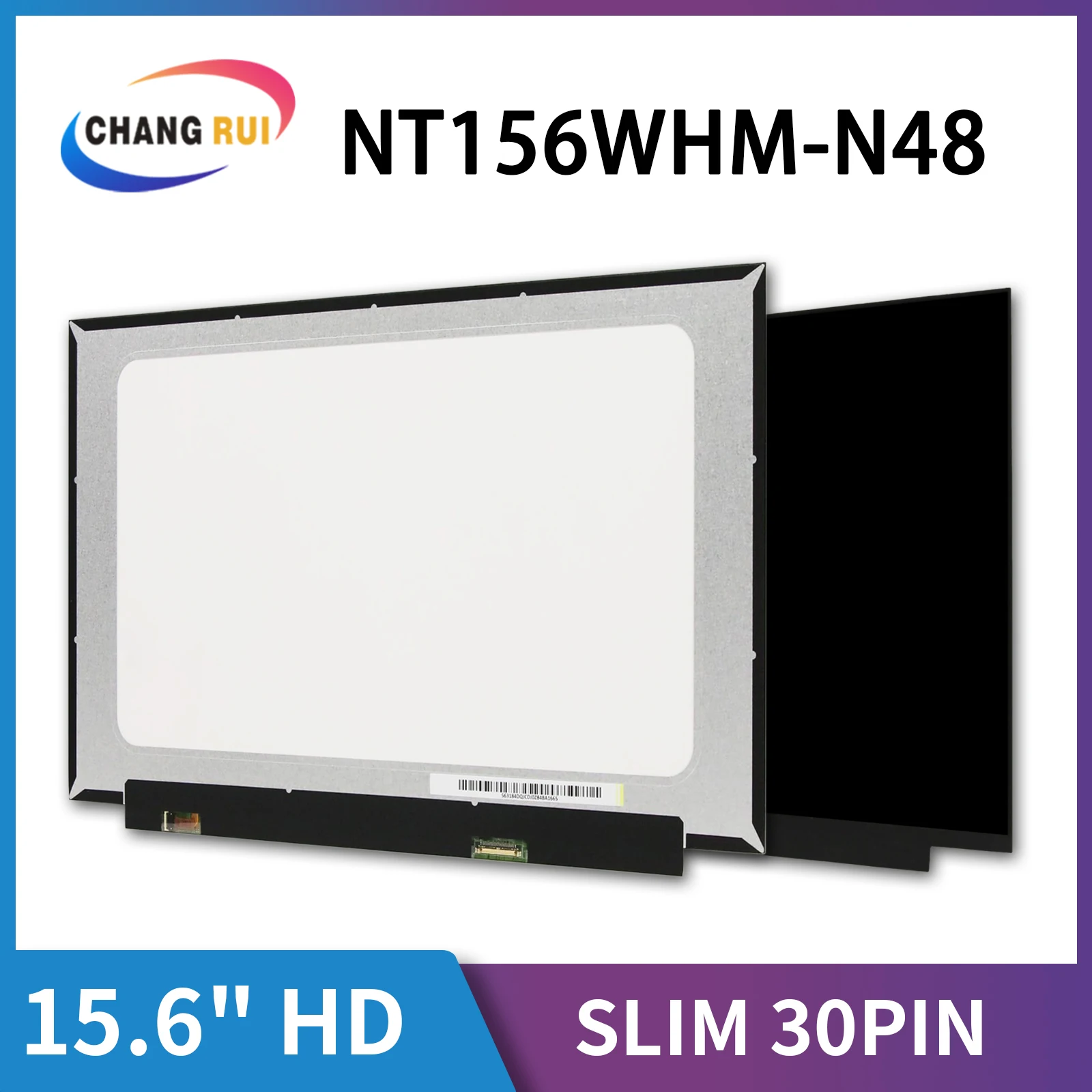 

CRO 15.6inch LCD Display Laptop screen Matrix 1366*768 EDP 30 Pin model NT156WHM-N44 N48 N49 N156BGA-EA3 C2 TN Screen