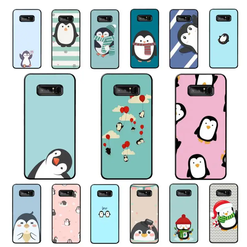 

MaiYaCa Cute Lovely Penguin Phone Case for Samsung Note 5 7 8 9 10 20 pro plus lite ultra A21 12 02