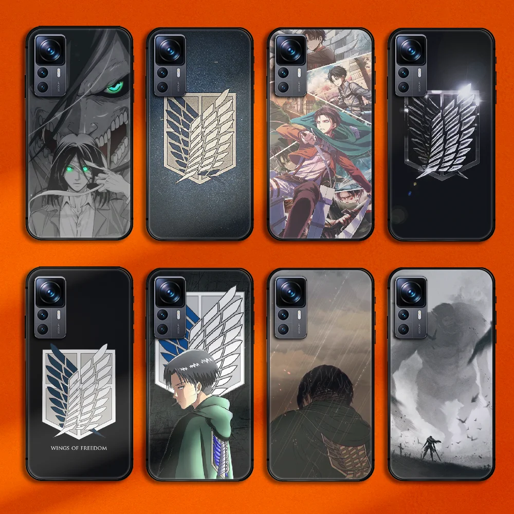 

Attack on Titan Eren Phone Case Cover For Xiaomi Mi 11 12 13 Poco X M F 3 4 5 S Gt Pro Lite Ultra TPU Soft Black