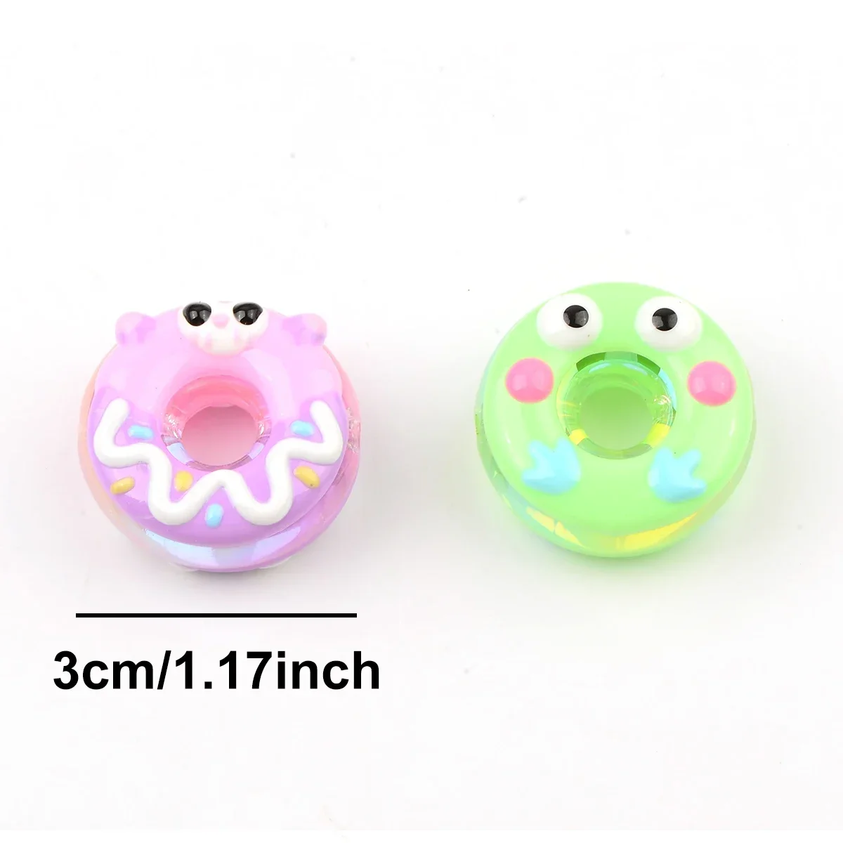 5 шт. бусины-пончики для бижутерии