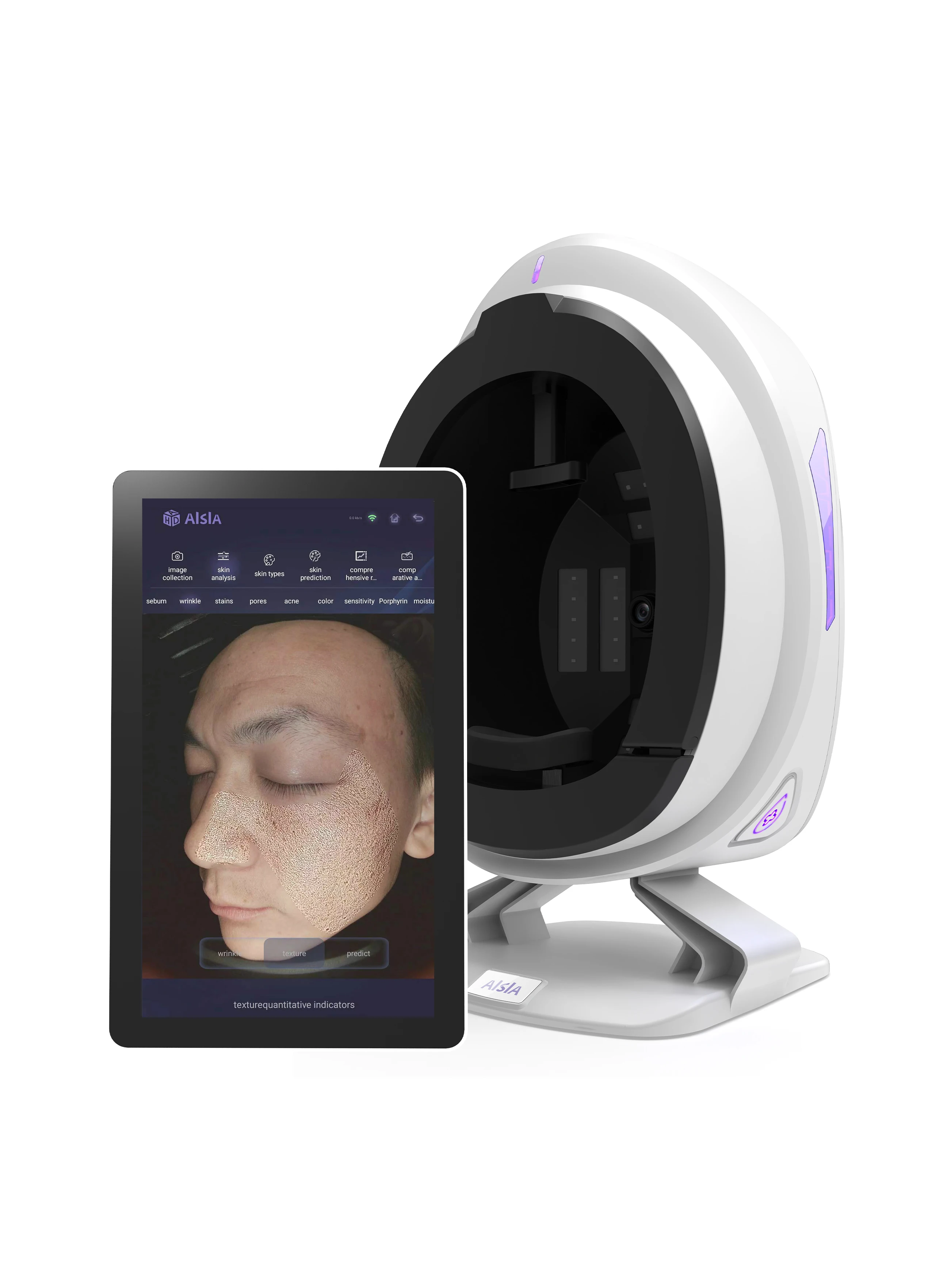 Новейшее портативное 3D волшебное зеркало Aisia HD диагностический анализатор кожи