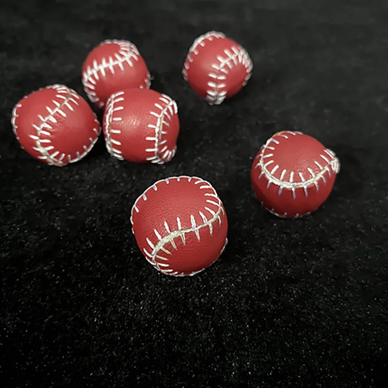 

2Pcs/lot Leather Ball (Red,2.2cm) Magic Tricks Chop Cup Ball Accessory For Cups Balls Magia Illusions Gimmicks Mentalism Props