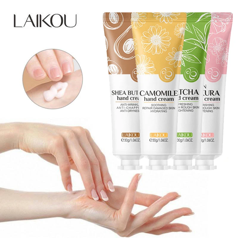

Sakura Anti-chapping Hand Cream Anti-crack Repair Drying Soften Skin Whitening Nourishing Foot Hand Mask Korean Beauty Skin Care