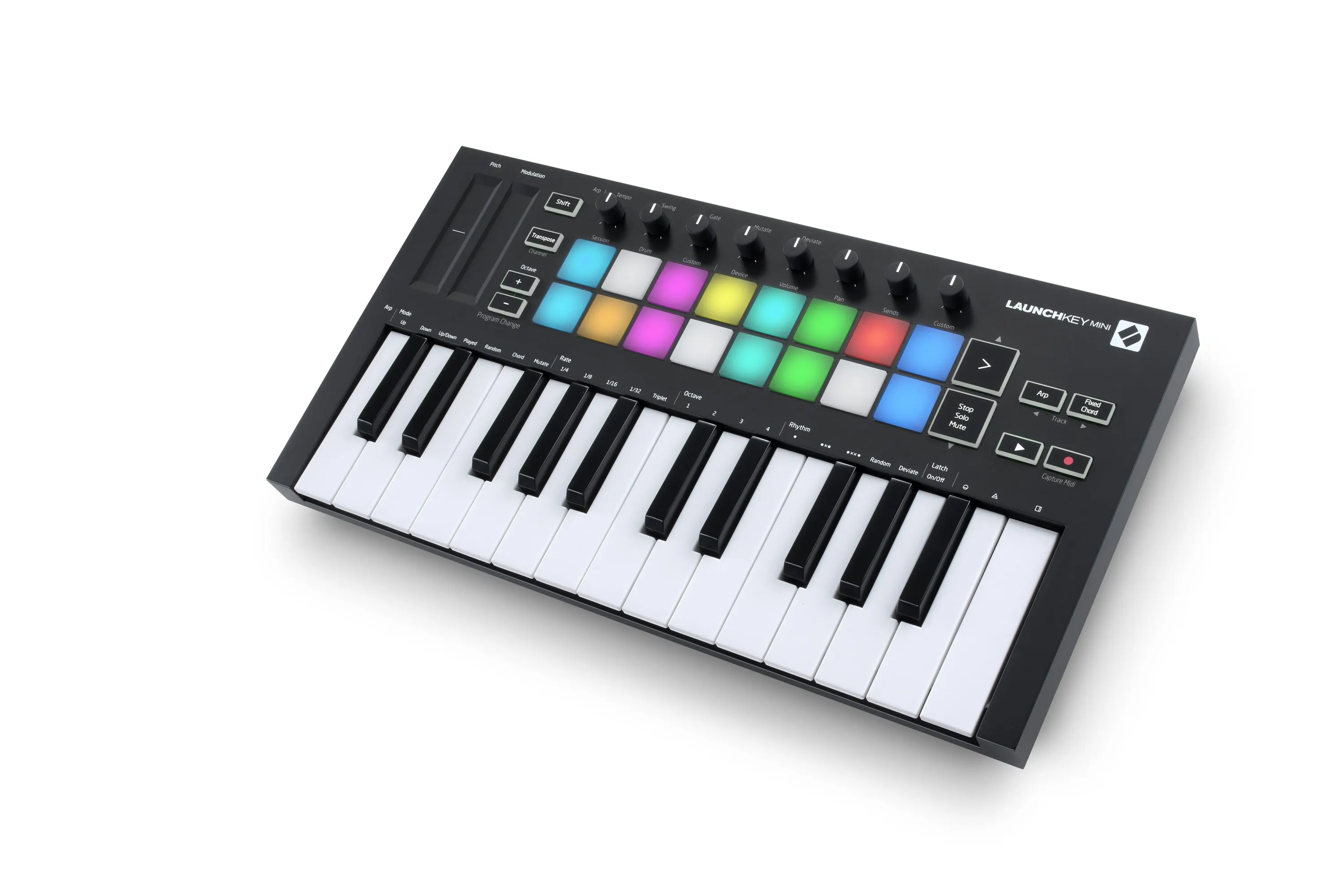 Миди-клавиатуры Novation LaunchKey Mini MK3 Компактный 25-клавишный MIDI-контроллер 3-го