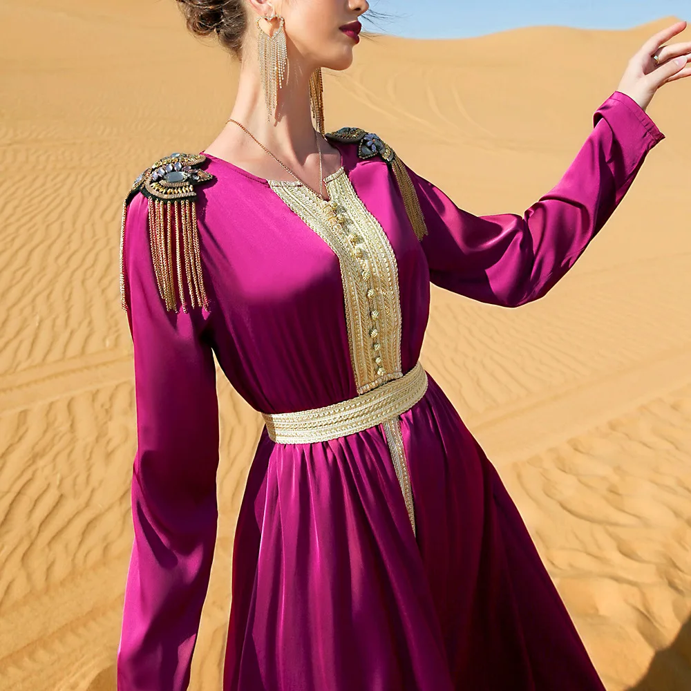 Eid Mubarak Abaya Saudi Arabia Pakistan Clothes Turkey Islam Muslim Kaftan Dress Dubai Evening Dresses for Women Caftan Marocain