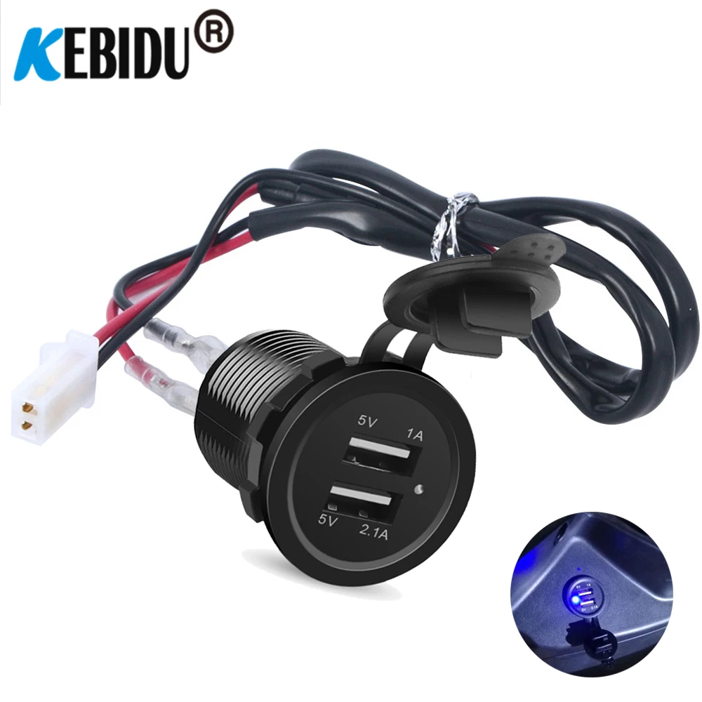 

Автомобильное зарядное устройство с двумя USB-портами, 12 В