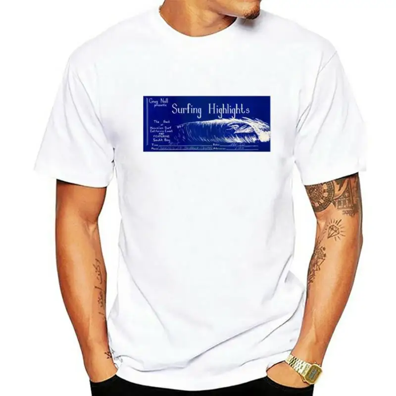 

Camiseta de película de Surf Vintage, reflejos de Surf, 1959