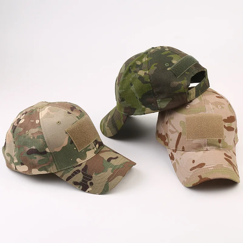 

18 Styles Camo Men's Baseball Cap Jungle Camouflage Tactical Hat Camo Pythons Men Caps Snapback Hat DIY Velcro Label