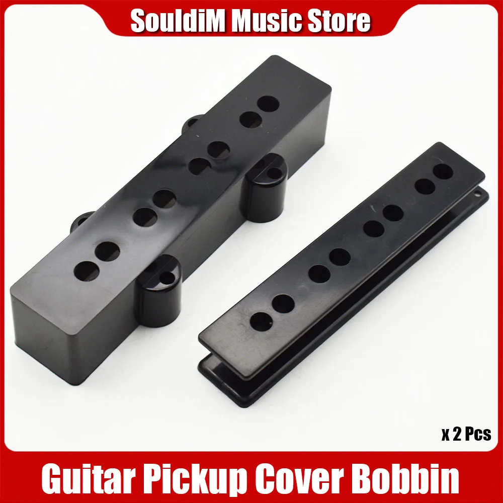 

2pcs 4 String ABS Bass Electric Guitar Pickup Cover Neck/Bridge Pickup Case Open/Closed type for JB Bass Guitarra