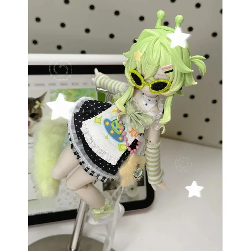 Фото Непригодная для еды кукла Lunar Lore Meow Meow Meow Power Series, подвесная карточка, 1/8 BJD, слепая коробка, загадочная доставка кукол в октябре. №3