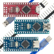 Nano 3.0 Controller With The Bootloader Mini Type-C Micro USB Compatible For Arduino CH340 Driver 16Mhz ATMEGA328P/168P