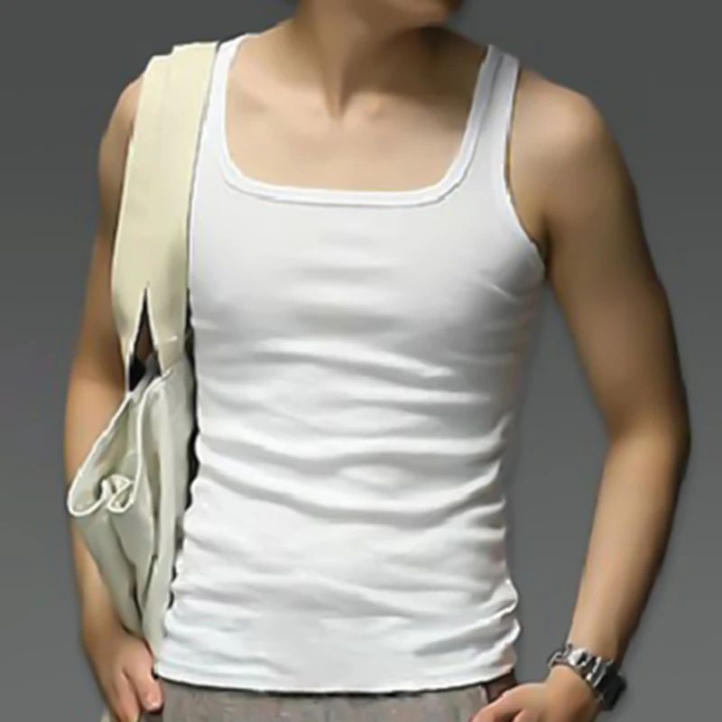 

Мужское нижнее белье, майка без рукавов, однотонная женская футболка с круглым вырезом, мужской жилет, хлопковые мужские майки с резьбой