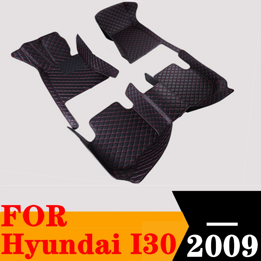 

Sinjayer, водонепроницаемые кожаные Коврики для автомобиля на заказ, передние и задние напольные коврики, автозапчасти, коврик для HYUNDAI I30 2009