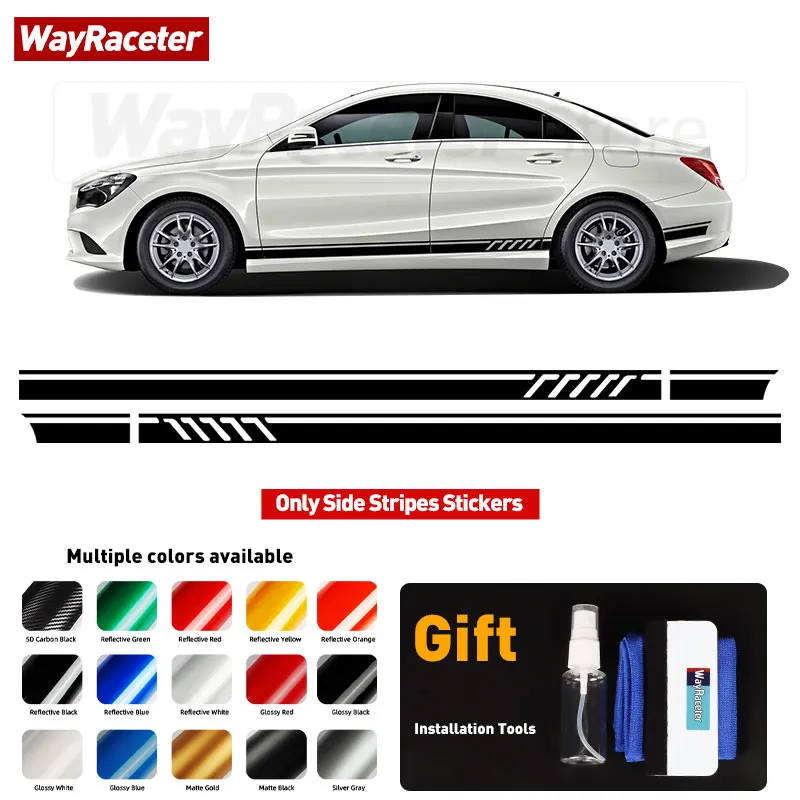 

Наклейка в полоску для крыши автомобиля Mercedes Benz C117 W117 X117 C118 X118 W118 CLA 45 AMG