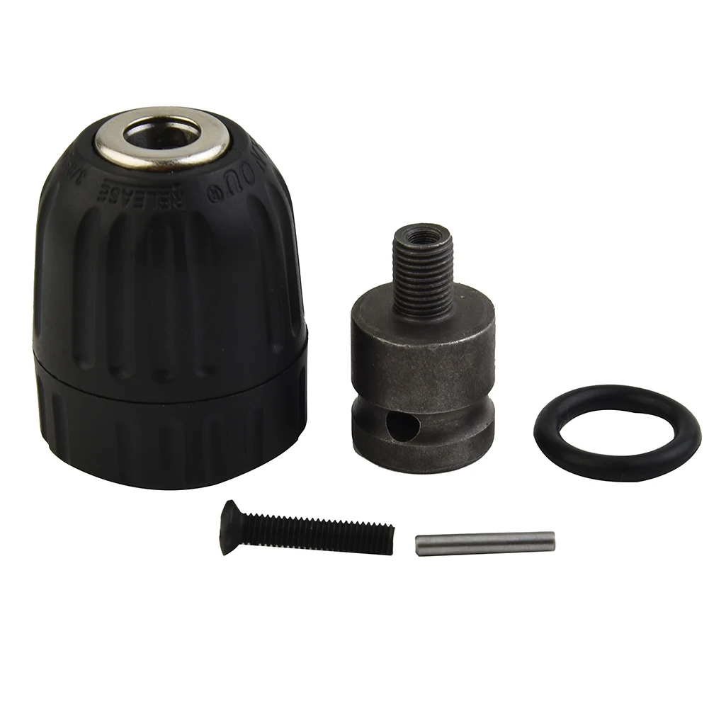 

Durable 0.8-10mm 3/8-24UNF Drill Bit Drill Chuck For Impact Drill Hread Drill Bit Keyless Socket Adaptor Useful Nice