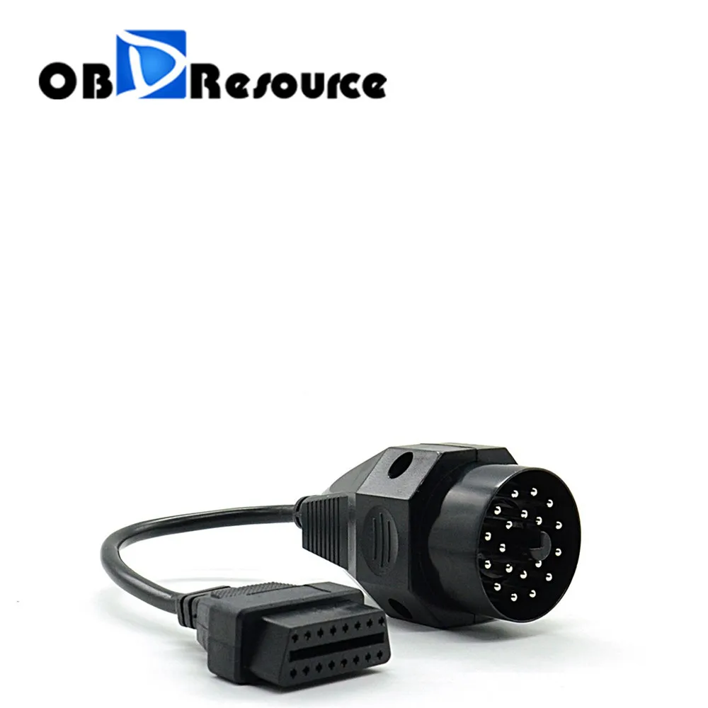 Автомобильный Удлинительный кабель OBD II адаптер для BMW 20 pin к OBD2 16-контактный
