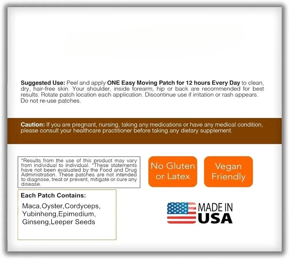 Трансдермальные Пластыри для повышения мужской потенции увеличитель большой