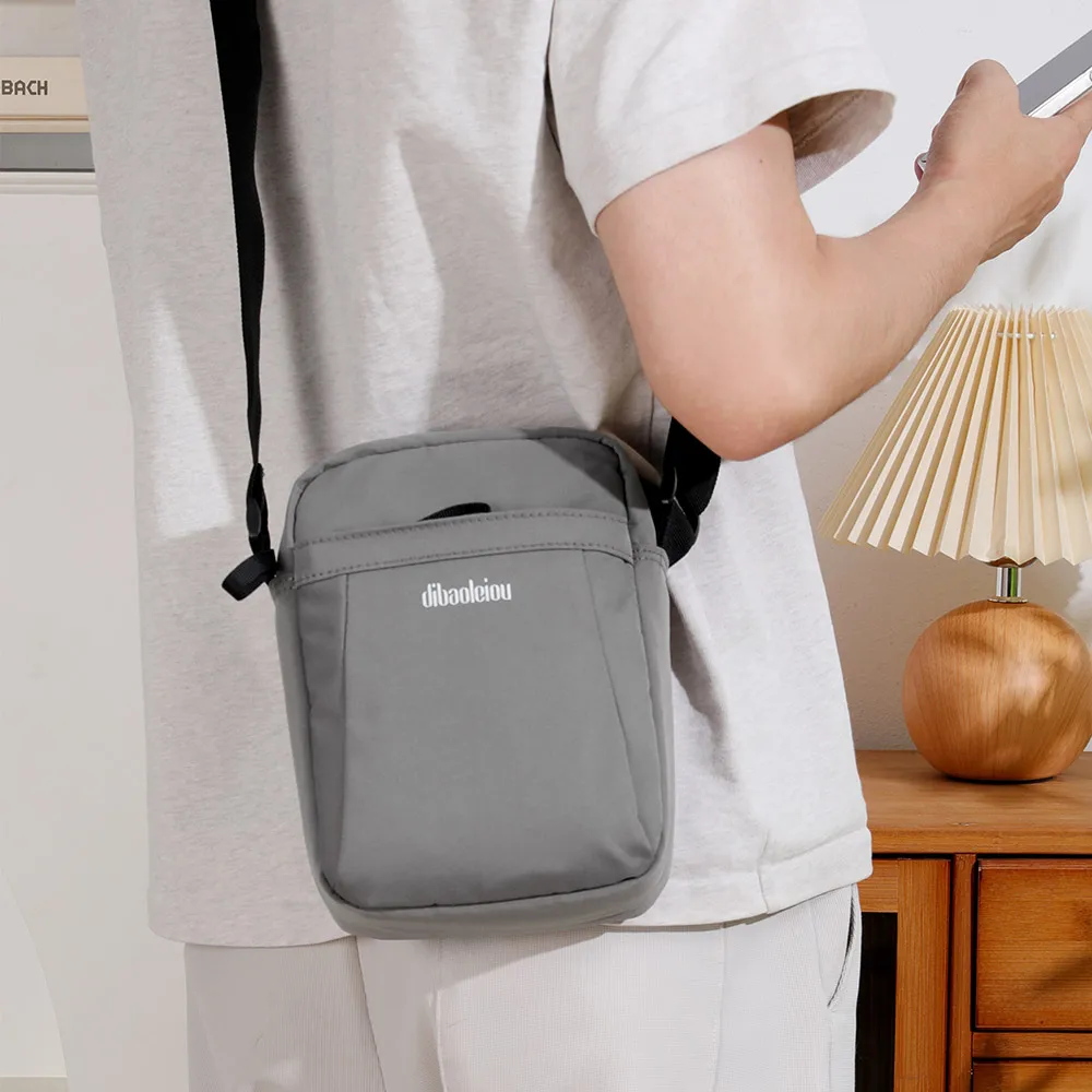 Мужская Сумка-оксфорд На Плечо Повседневная Сумка Через С Застежкой-молнией