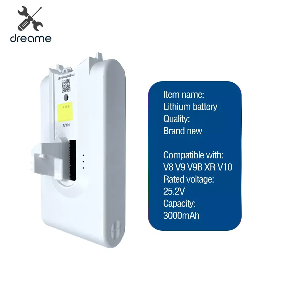 

[ORIGINAL and NEW] Dreame V8 Battery Dreame V9 battery Dreame V9P battery Dreame V10 Battery Dreame XR Battery