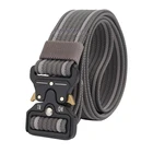 Модные мужские ремни нейлоновые Прочные Военные Тактические ремни для мужчин с металлической пряжкой для работы на открытом воздухе удобные брюки регулируемый ремень