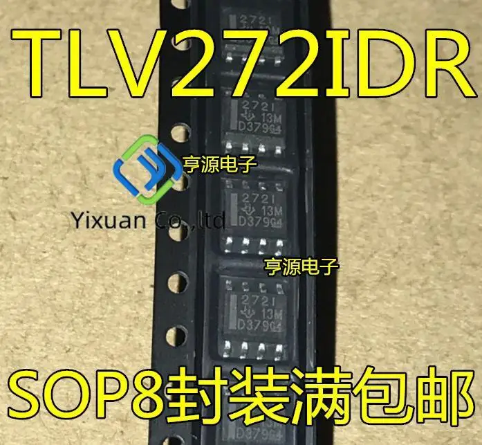 20pcs original new TLV272CDR TLV272IDR T272I T2721 T272C SOP8 Amplifier