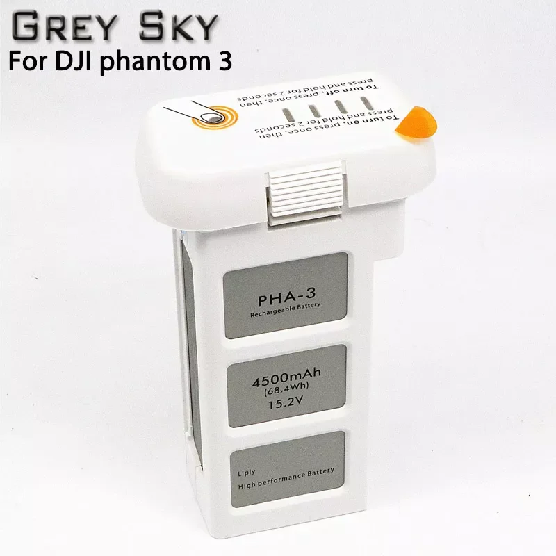 

NEW2023 Drone Battery for DJI phantom 3 Professional/3/Standard/Advanced 15.2V 4500mAh LiPo 4S Intelligent Battery up to 23 minu