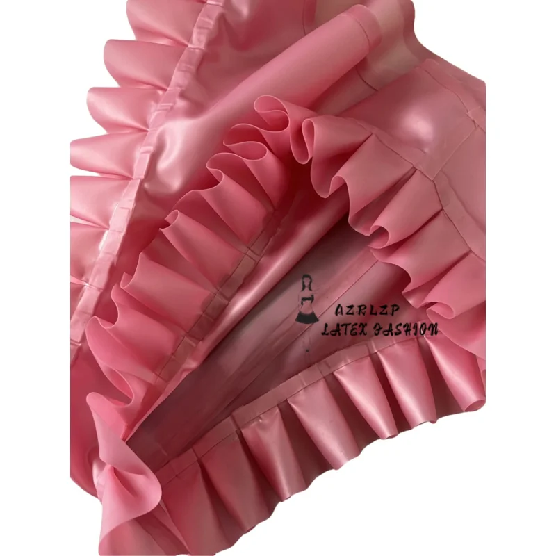 Латексные резиновые сексуальные шорты Gummi с молнией на промежности нижнее белье