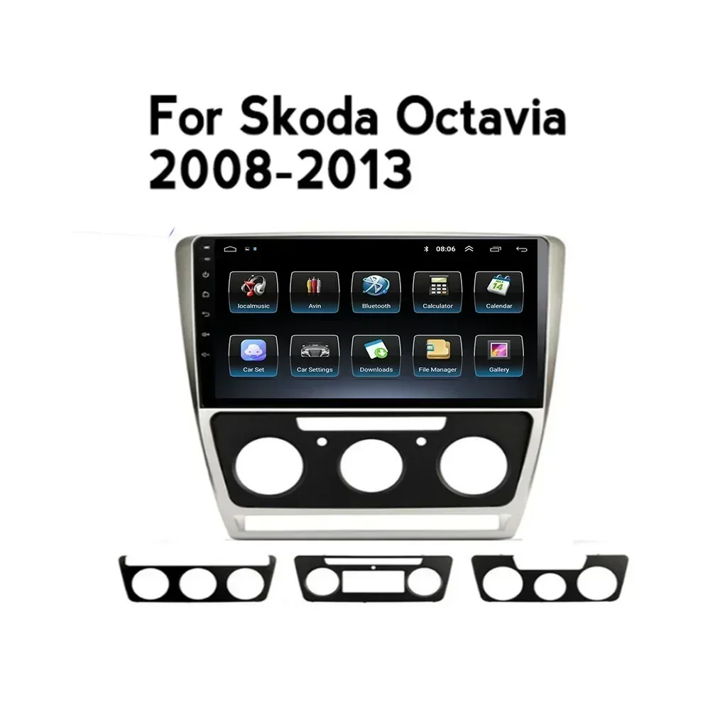 2 Din Android 13 Автомобильный стерео радио DVD GPS Мультимедийный видеоплеер 5G Wi-Fi камера