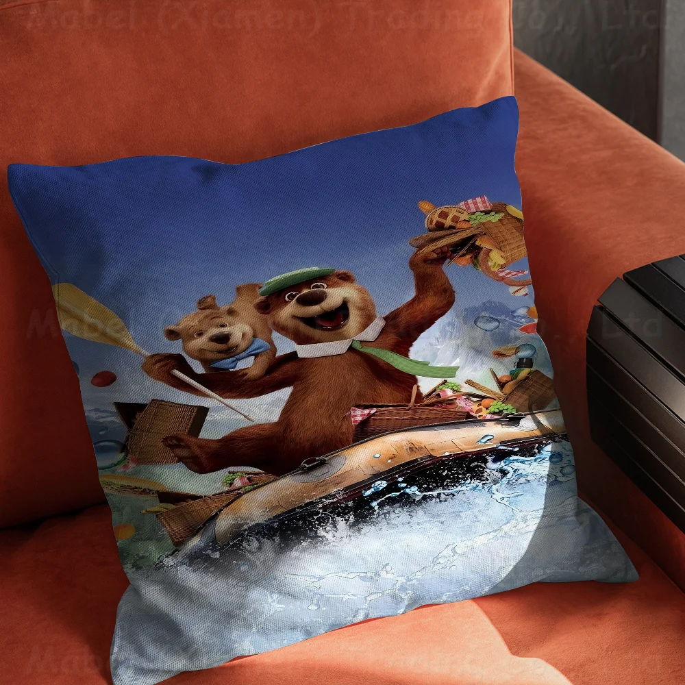 Подушка с изображением медведя Йоги шоу подарки мебель для домашнего офиса