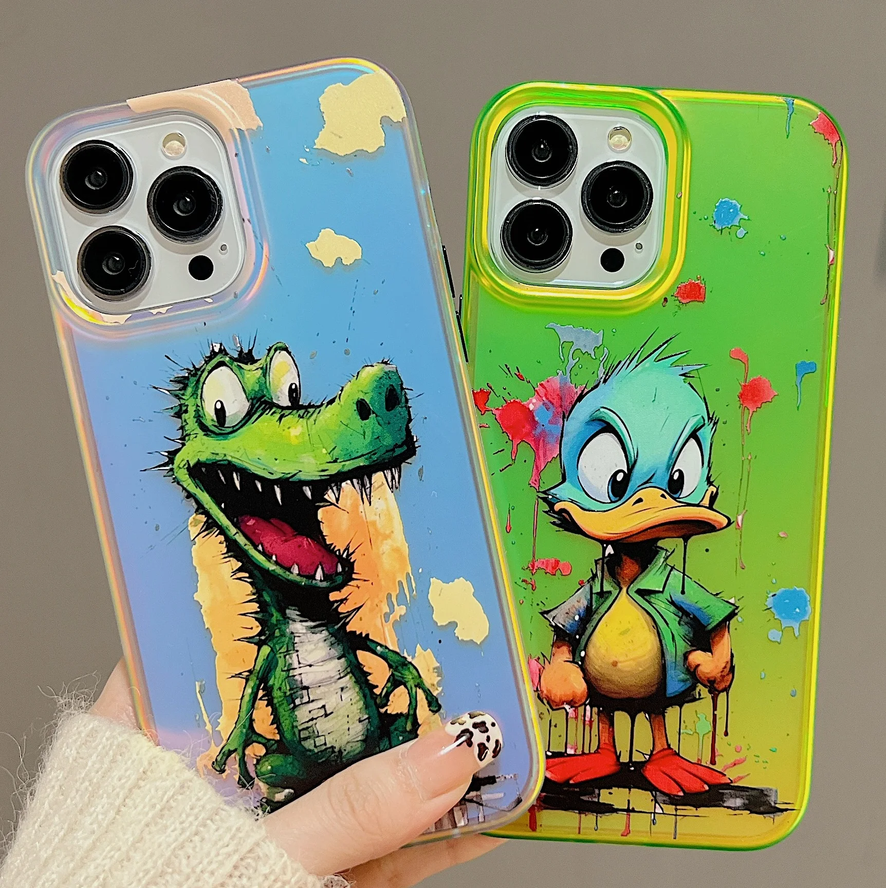

Cool Phone Case for iPhone 14 13 12 Pro Max PC Light Color Frosted Soft Edge No Fingerprint Shockproof Dropproof Phone Case