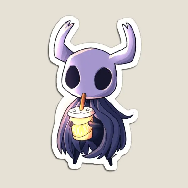 

Hollowknight Juice Break Magnet Kids Home Funny Toy Holder Children Stickers Refrigerator Baby Decor Colorful Cute