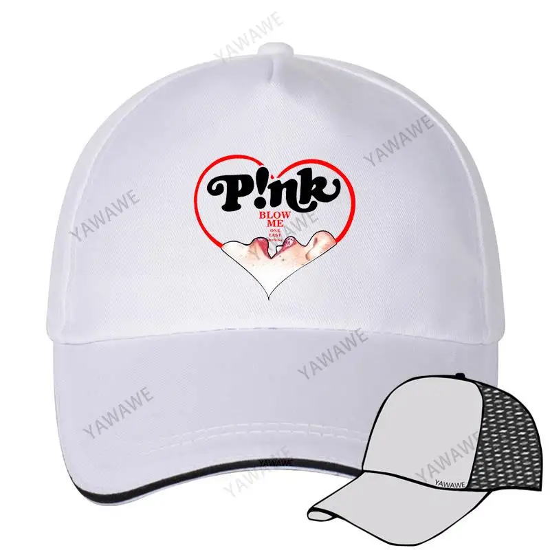 

Baseball Caps Summer Casual Adjustable Official PINK P!nk Truth About Love BLOW HEARTS Blow Me One Last Kiss cap summer hat