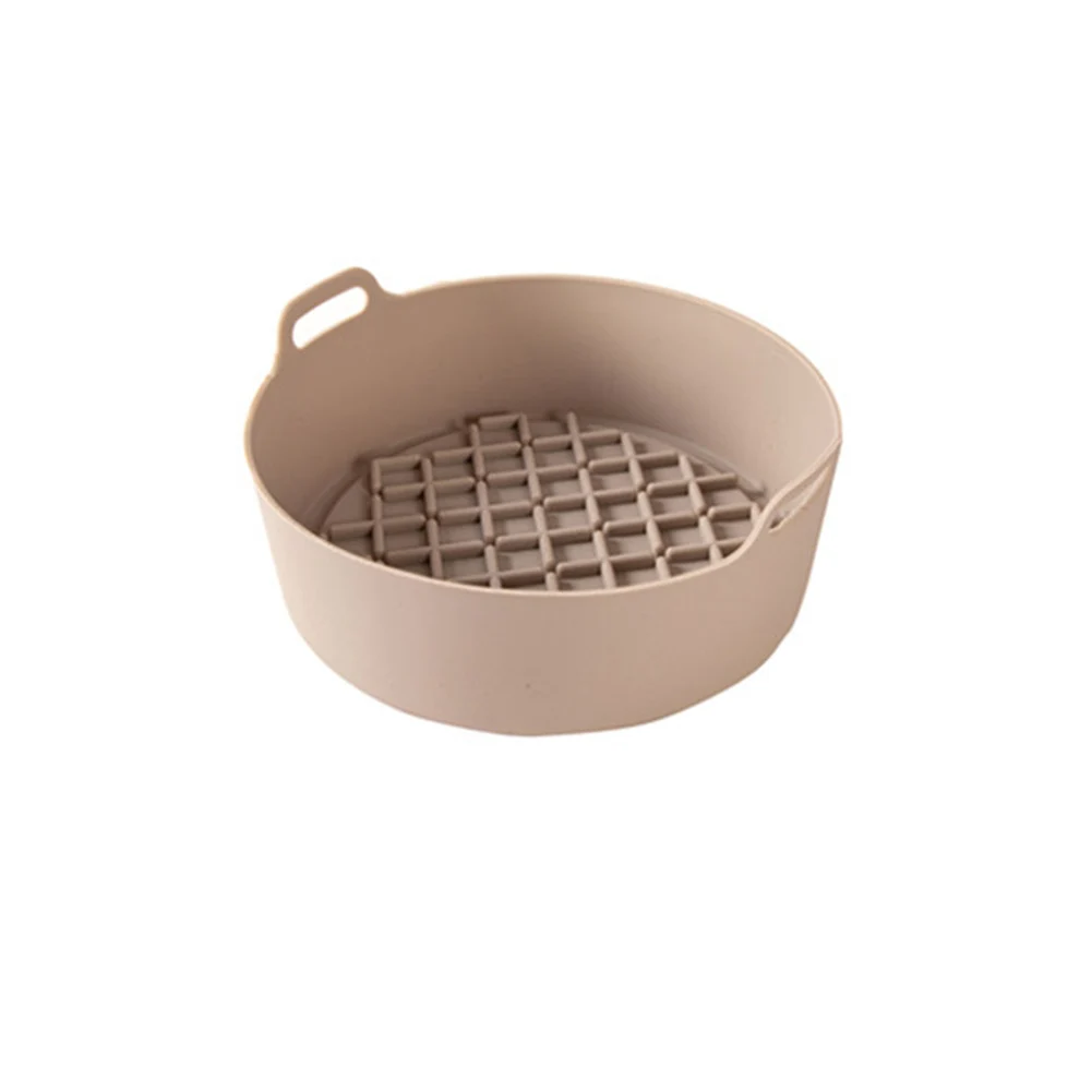

Air Fryers Oven Baking Tray Fried Chicken Basket Mat AirFryer Silicone Pot Round Replacemen Grill Pan Accessories