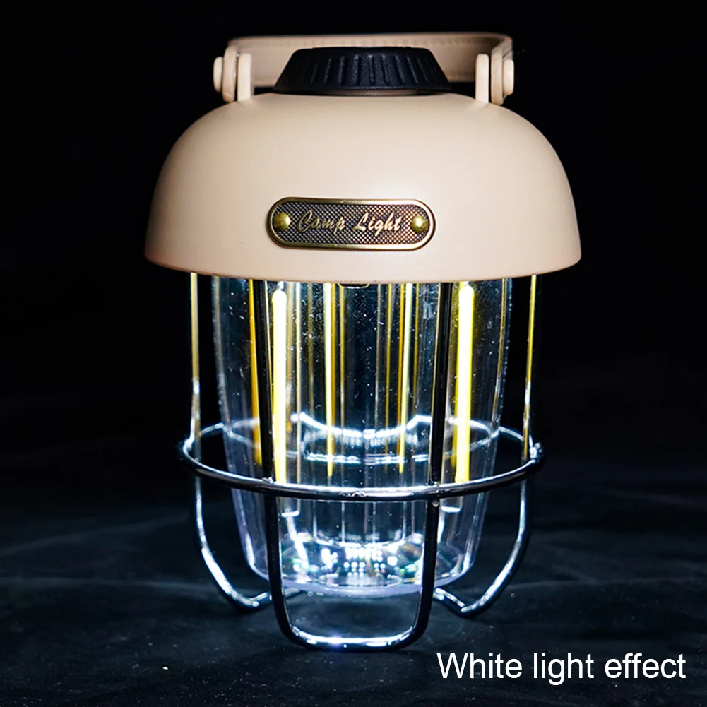 

LED Camping Lamp Lights Type-C USB Charging Waterproof Camping Tent Lights 2000mAh 270lm 3 Modes Outdoor Lighting