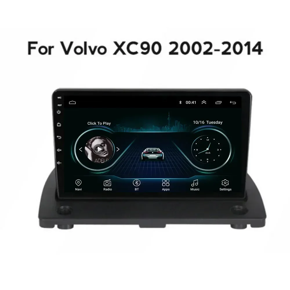 Авторадио для Volvo XC90 2004-2014 мультимедийный плеер Android 13 Navi Navigation Atuo BT беспроводной