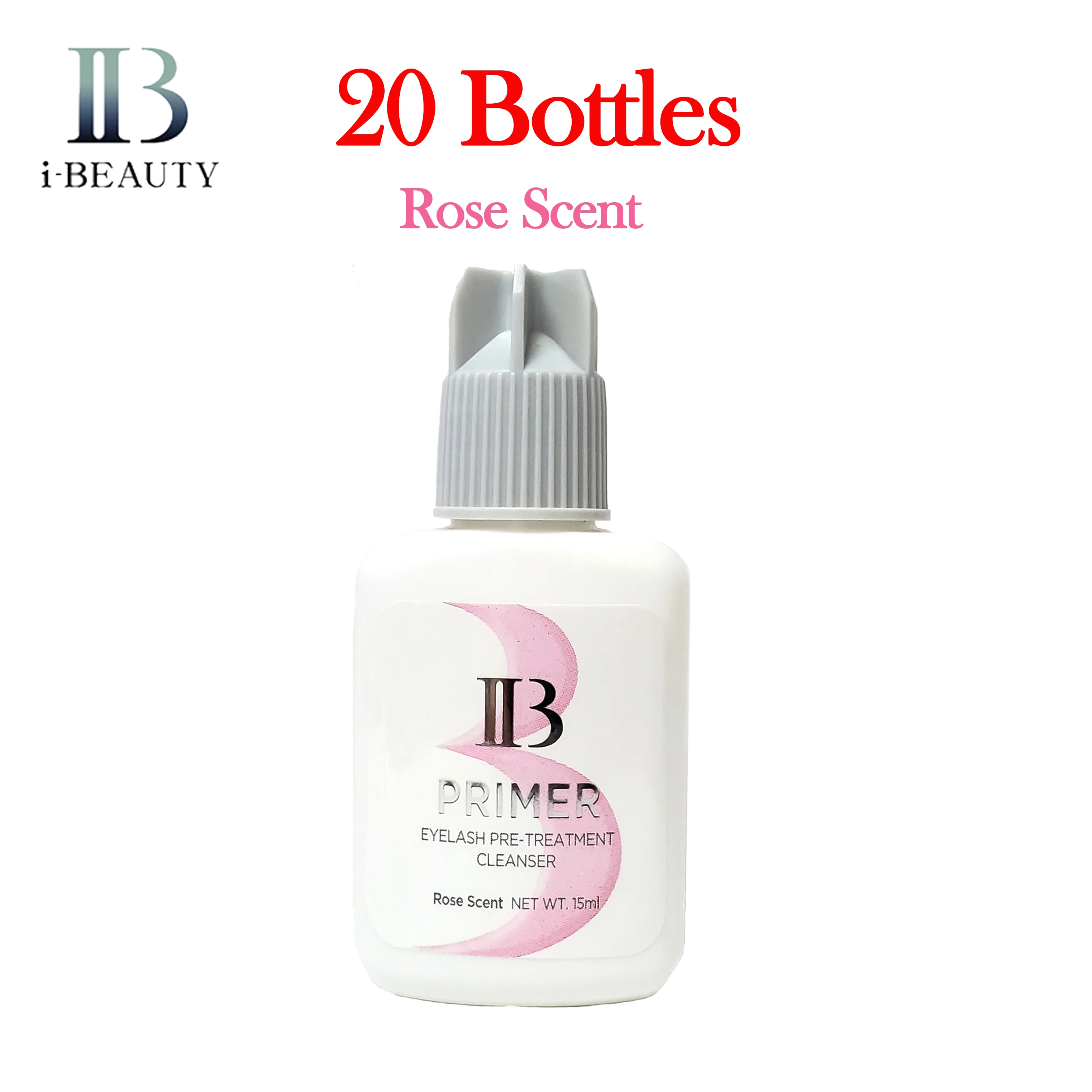 

20 Bottles IB ibeauty Eyelash Extensions Glue Primer for Individual Lash Application Korea Professional 15ml fixing agent Primer