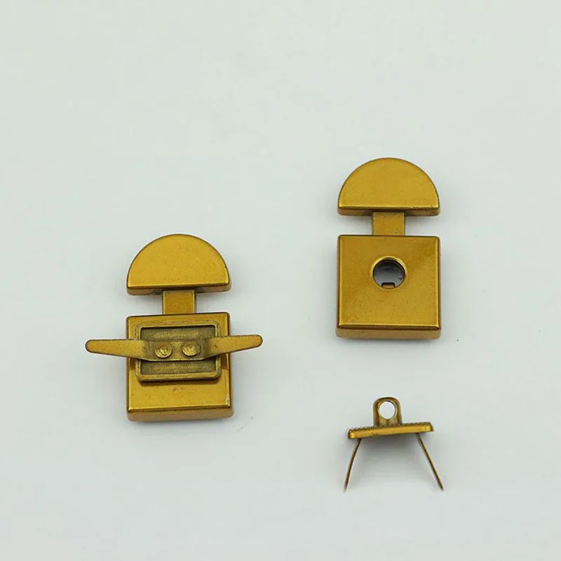 10pcs Metal Button Lock Fashion Cute Switch Lock Mortise Lock Closure Parts for DIY Handbag Shoulder Bag Purse Hardware Supply