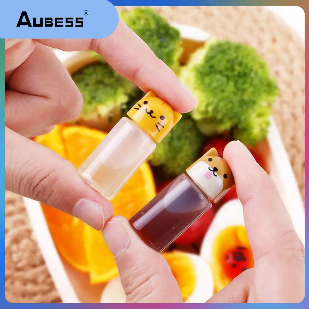 

Small Ketchup Bottle Mini Spices Bottle Oil Dispenser Seasoning Storage Bottle Transparent Kitchen Gadgets With Lid Portable