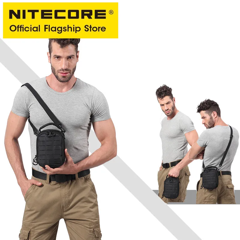 NITECORE NUP10 NUP20 карманная сумка черная слинг-сумка 1000D нейлоновая сумка тактическая сумка через плечо система Molle поясные сумки для мужчин женщи... (art.: 3920bf152ad60) - 3920bf152ad60