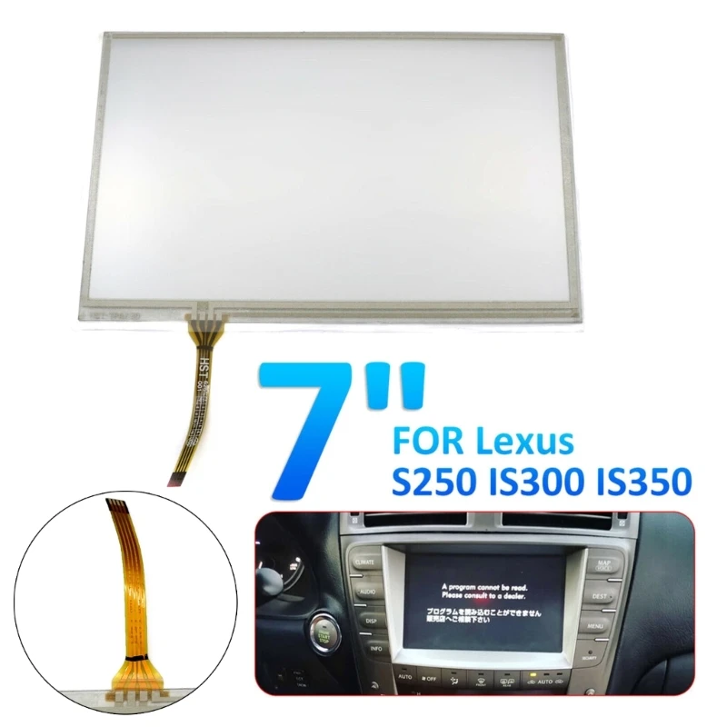 

D7WD Glass LCD Monitor Screen Panel Navigation Digitizer for Bmw E53X5 00-06/ E39 96-03 / E38 95-01 Replace LTA070B510F