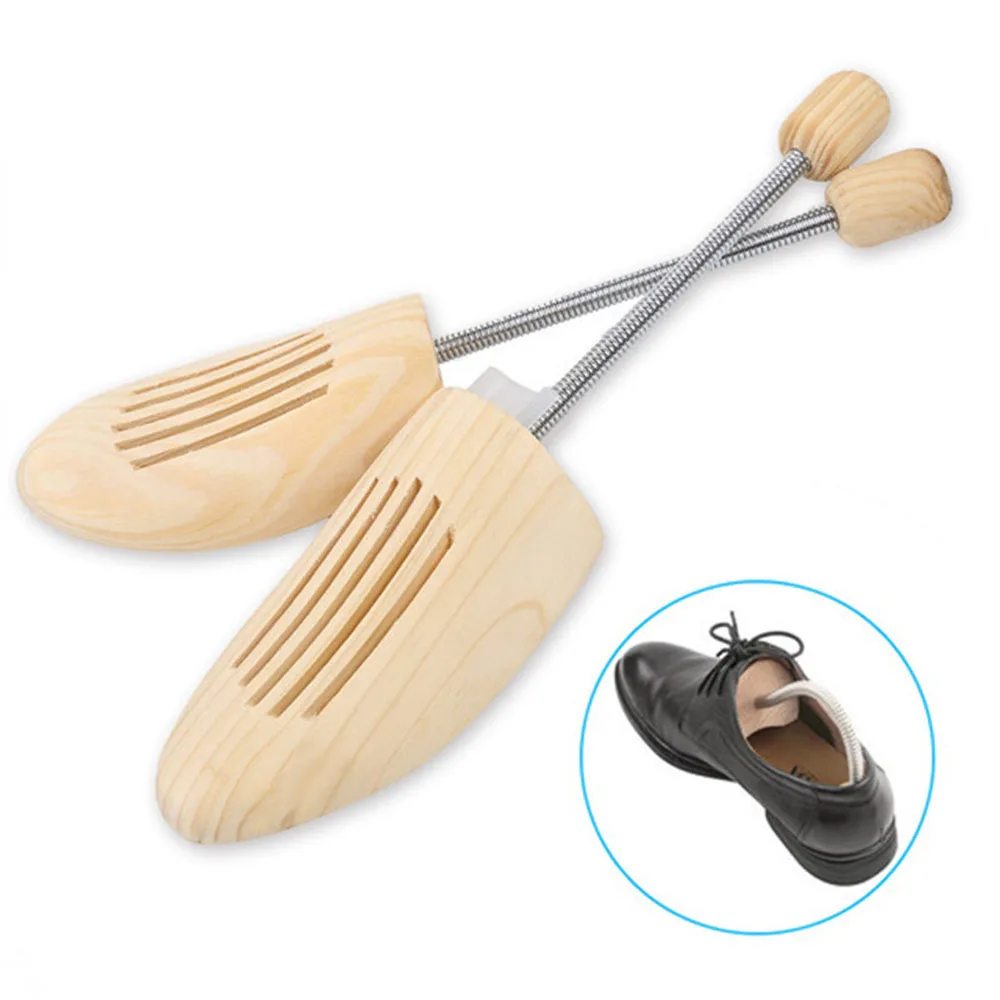CORRECTION Shoe Tree Wood Shoes Stretcher, Wooden Adjustable Man Women Flats Pumps Boot Shaper Rack Expander Trees Shaper S/L